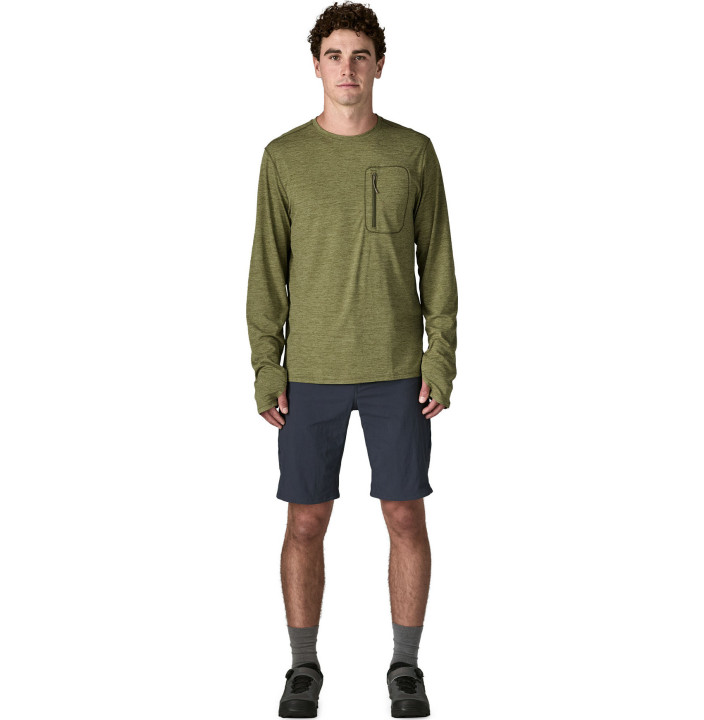 M'S LS CAP COOL SUN SHIRT