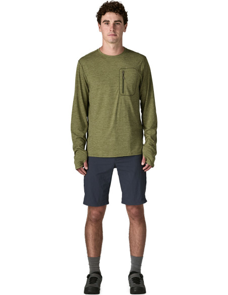 M'S LS CAP COOL SUN SHIRT