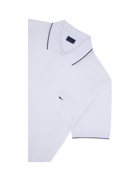 DOUBLE MERCERISED COTTON JERSEY POLO SHIRT
