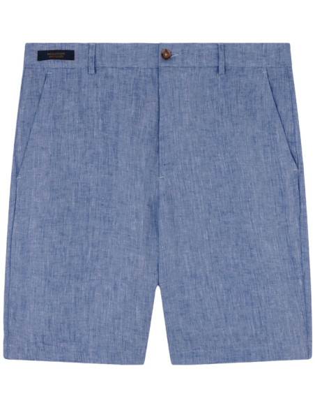 SOFT AND LIGHTWEIGHT WASHED LINEN BERMUDA SHORTS