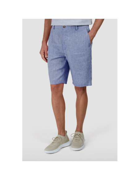 SOFT AND LIGHTWEIGHT WASHED LINEN BERMUDA SHORTS