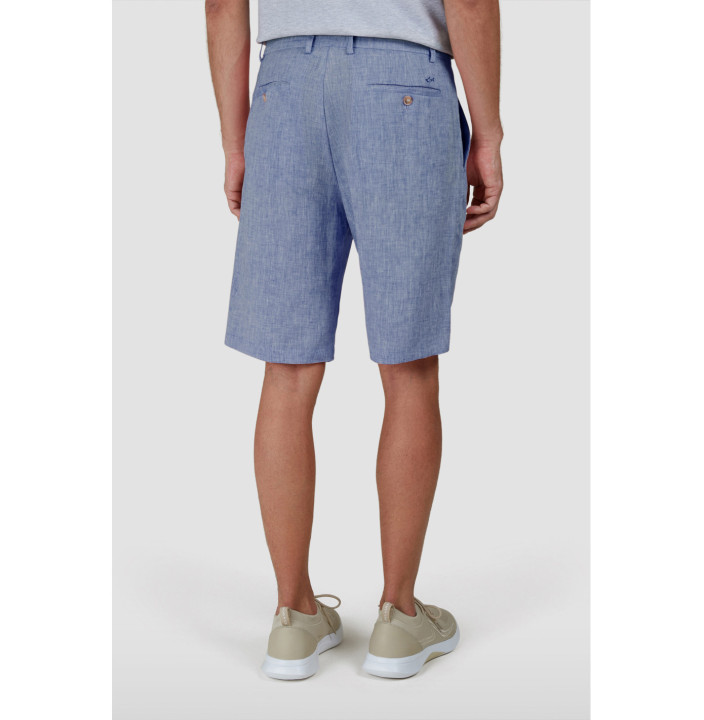SOFT AND LIGHTWEIGHT WASHED LINEN BERMUDA SHORTS