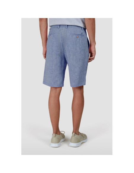 SOFT AND LIGHTWEIGHT WASHED LINEN BERMUDA SHORTS