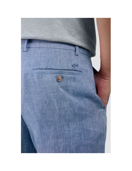 SOFT AND LIGHTWEIGHT WASHED LINEN BERMUDA SHORTS