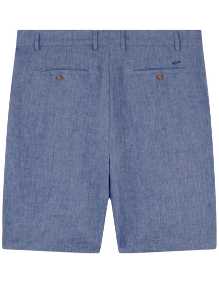SOFT AND LIGHTWEIGHT WASHED LINEN BERMUDA SHORTS