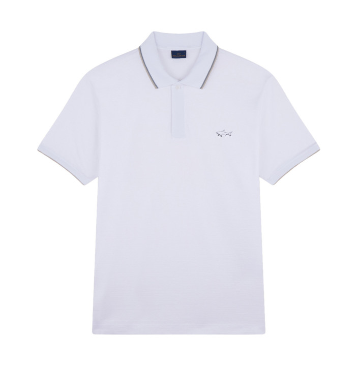 DOUBLE MERCERISED JERSEY COTTON POLO SHIRT