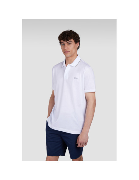 DOUBLE MERCERISED JERSEY COTTON POLO SHIRT