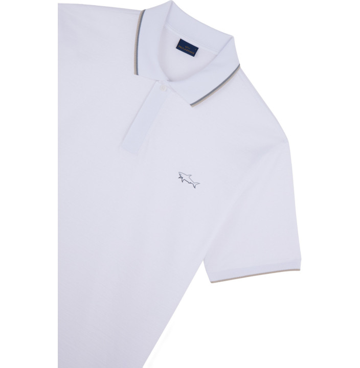 DOUBLE MERCERISED JERSEY COTTON POLO SHIRT