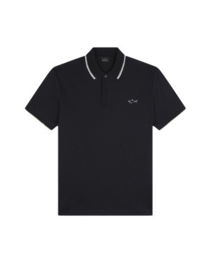 DOUBLE MERCERISED JERSEY COTTON POLO SHIRT