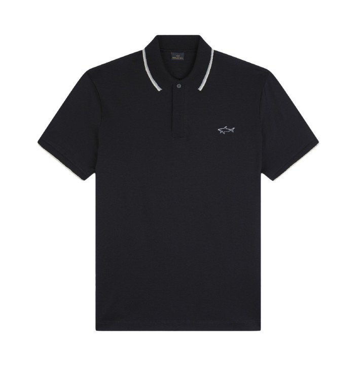 DOUBLE MERCERISED JERSEY COTTON POLO SHIRT