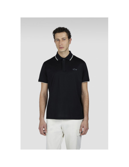 DOUBLE MERCERISED JERSEY COTTON POLO SHIRT