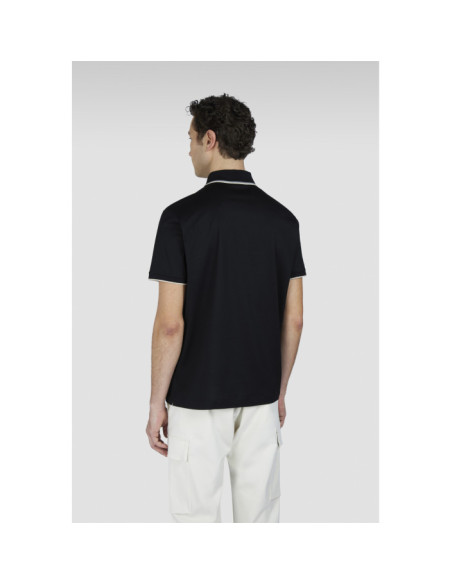 DOUBLE MERCERISED JERSEY COTTON POLO SHIRT