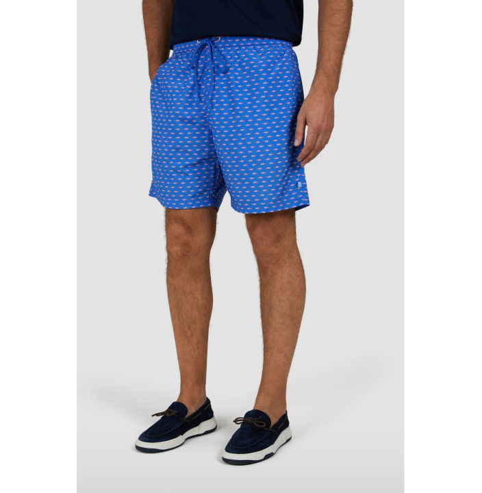 PORTOFINO SWIM SHORTS MICRO SHARK PATTERN