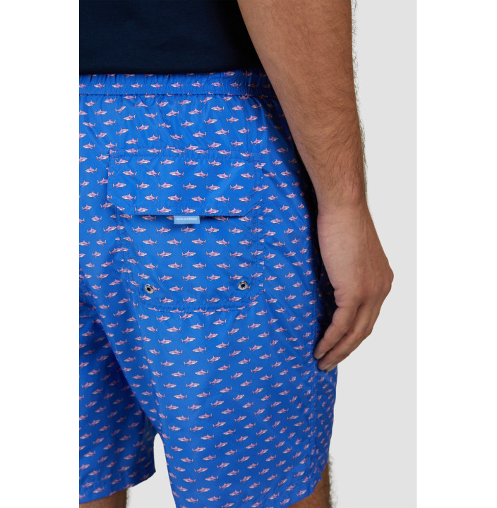 PORTOFINO SWIM SHORTS MICRO SHARK PATTERN