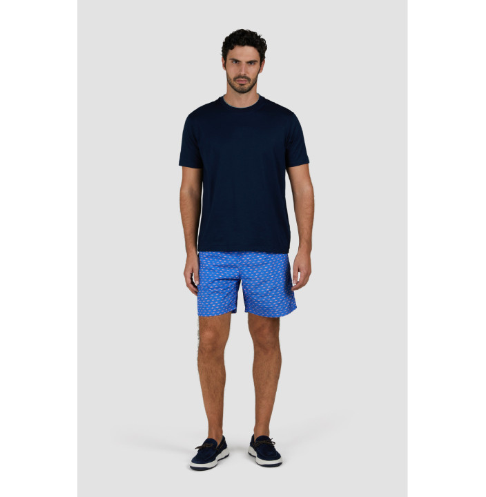 PORTOFINO SWIM SHORTS MICRO SHARK PATTERN