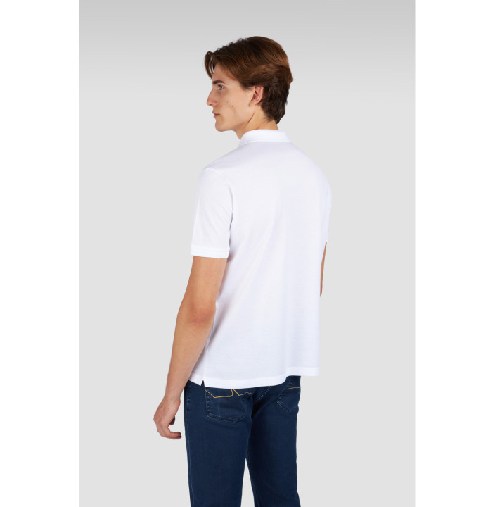 DOUBLE COTTON PIQUÈ POLO SHIRT WITH CUFFS