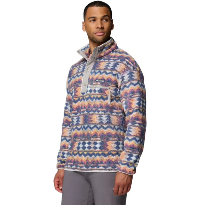 Helvetia II Printed Half Snap Fleece