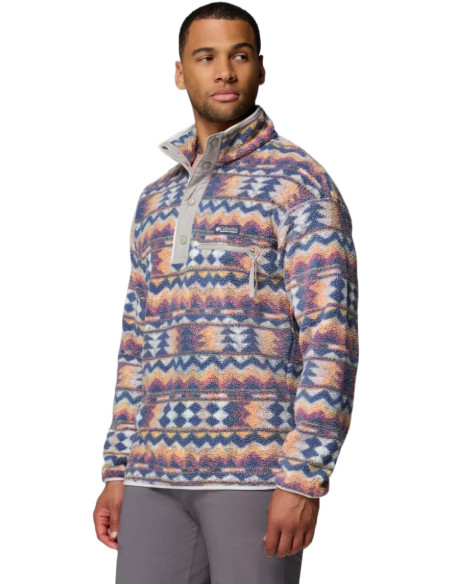 Helvetia II Printed Half Snap Fleece