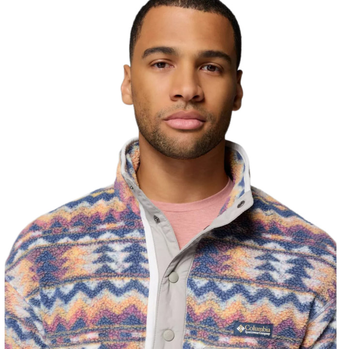 Helvetia II Printed Half Snap Fleece