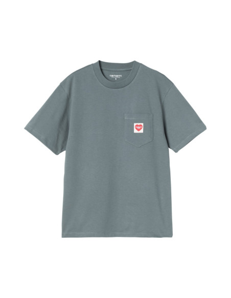 W' SS POCKET HEART T-SHIRT