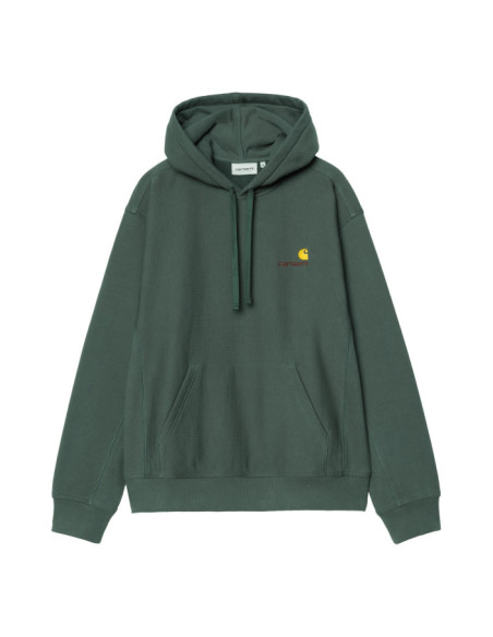 HOODED AMERICAN SCRIPT SWEAT