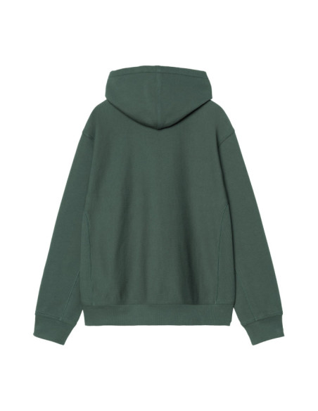 HOODED AMERICAN SCRIPT SWEAT