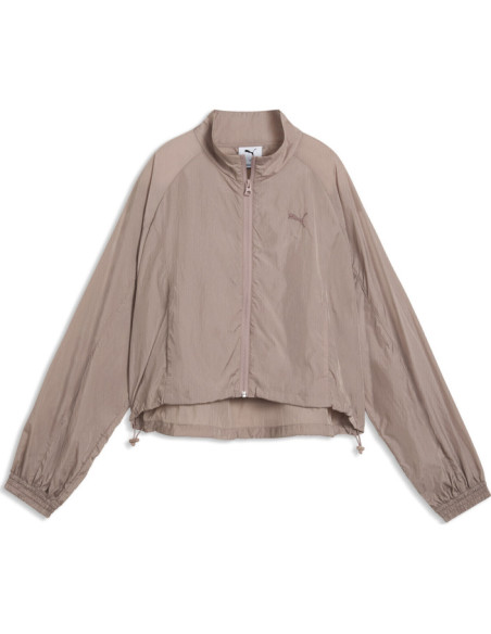 HER Relaxed Full-Zip Woven Jacket