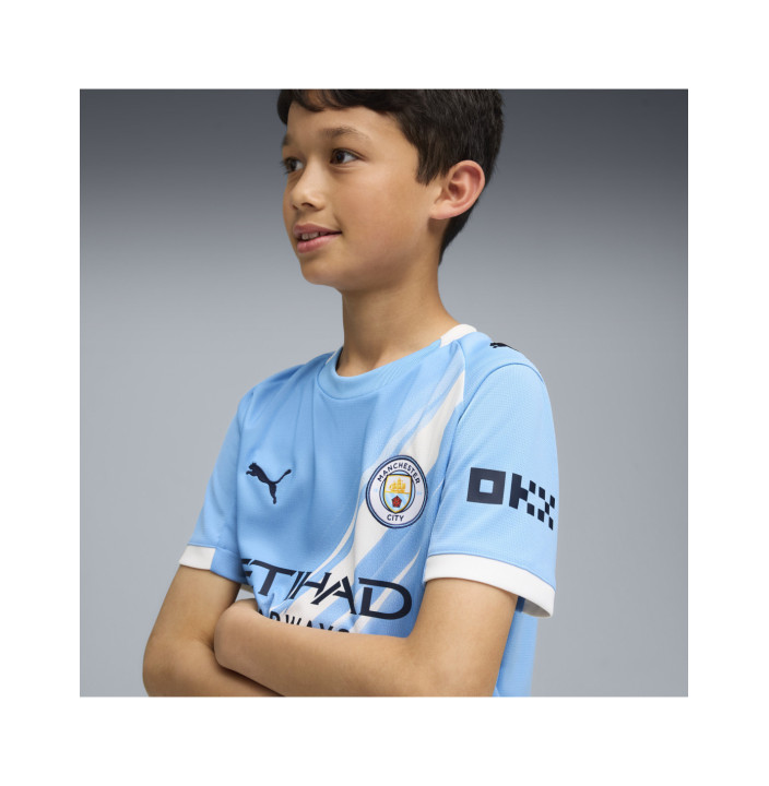 MCFC Home Jersey Replica Jr