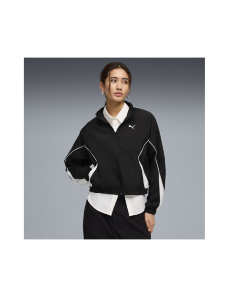 PUMA SPORT Relaxed Woven Full-Zip Jacket