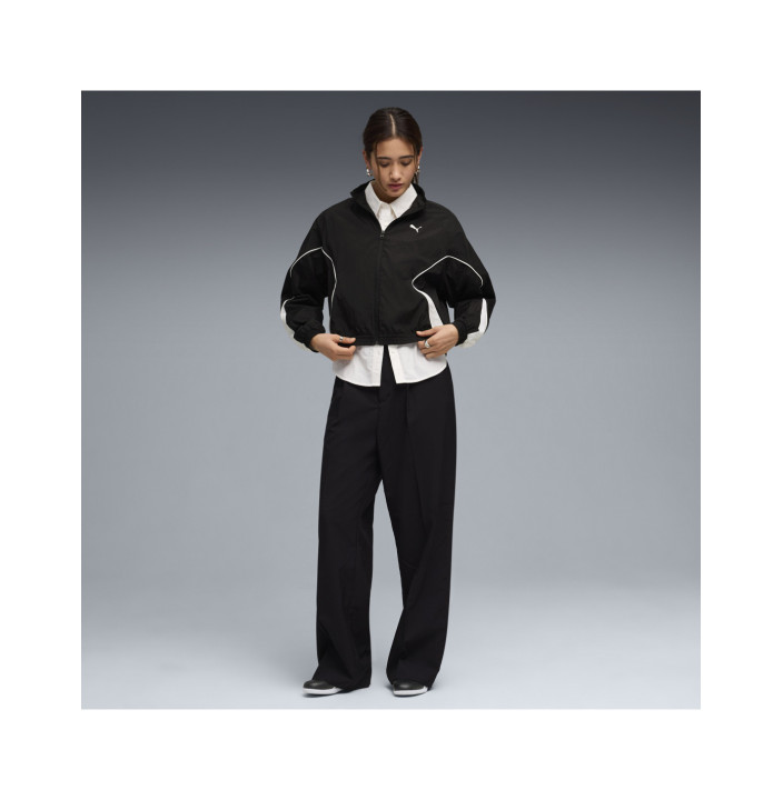 PUMA SPORT Relaxed Woven Full-Zip Jacket