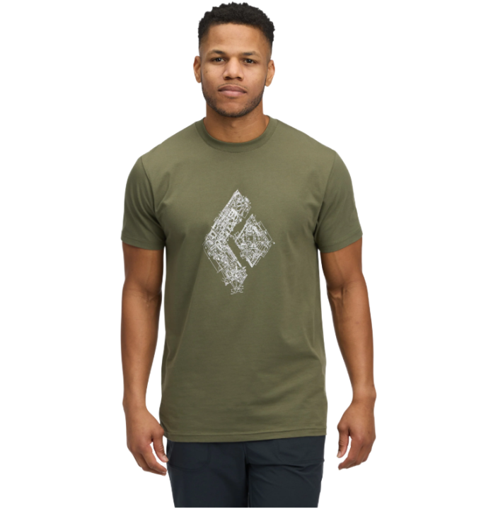 M ENGINEERED DIAMOND SS TEE