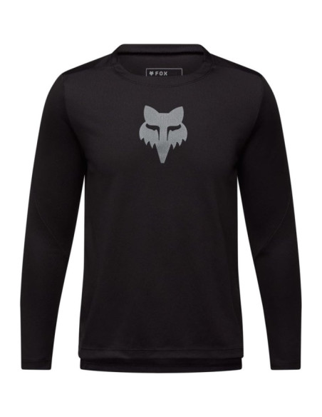 YTH RANGER LS JERSEY FOX HEAD [BLK]