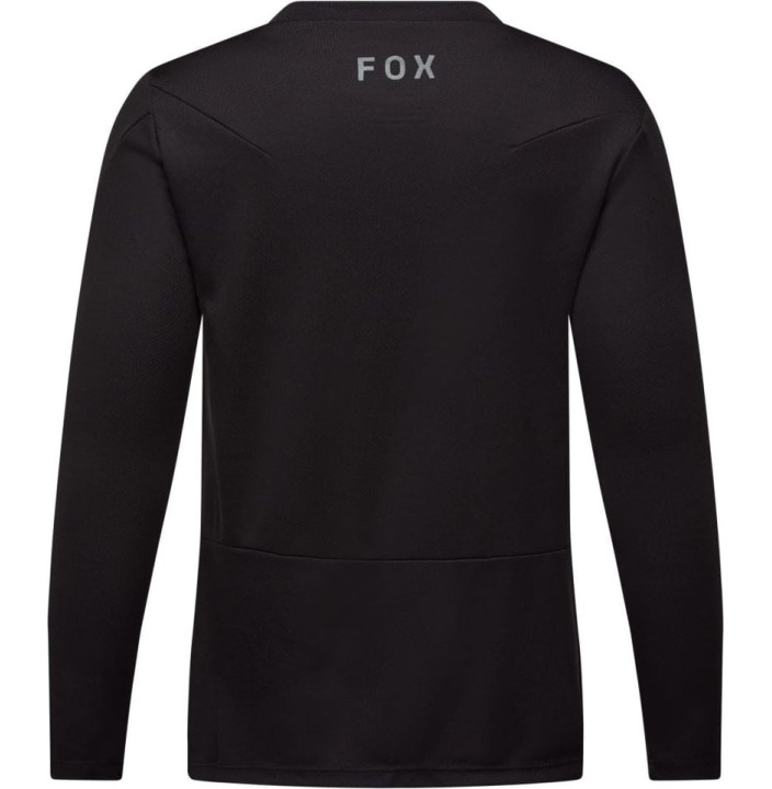 YTH RANGER LS JERSEY FOX HEAD [BLK]