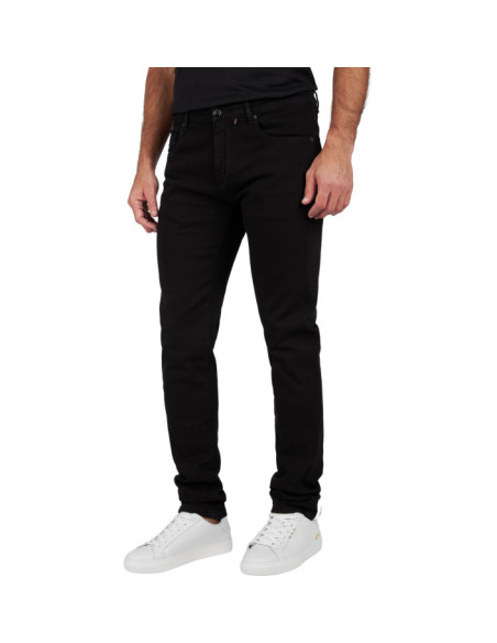 JEANS BLACK RIVET IN DENIM STRETCH ORGANICO
