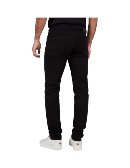 JEANS BLACK RIVET IN DENIM STRETCH ORGANICO