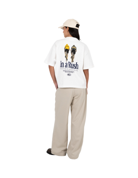 CYCLISTS TEE OFF-WHITE