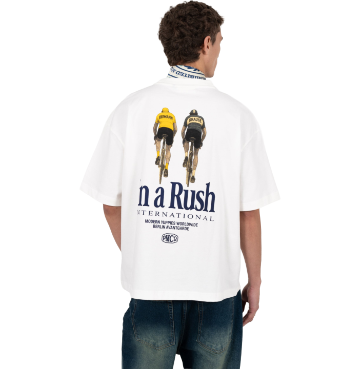 CYCLISTS TEE OFF-WHITE