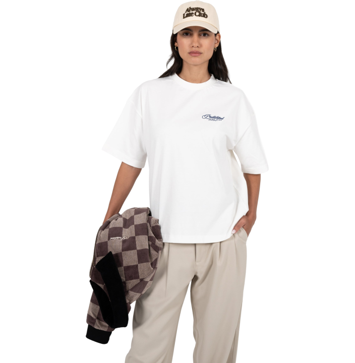 CYCLISTS TEE OFF-WHITE