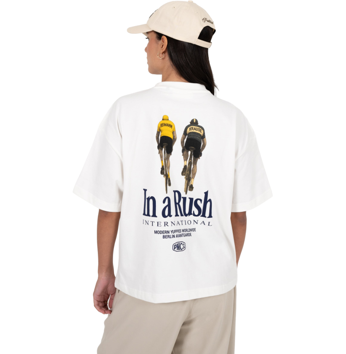 CYCLISTS TEE OFF-WHITE