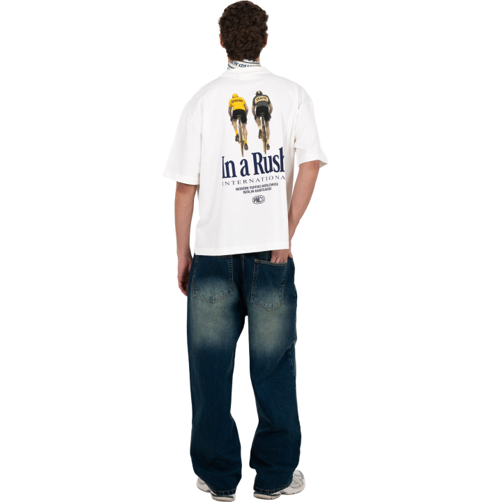 CYCLISTS TEE OFF-WHITE