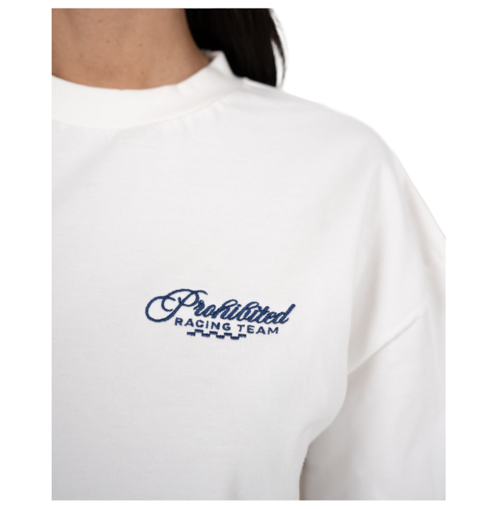 CYCLISTS TEE OFF-WHITE