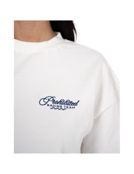 CYCLISTS TEE OFF-WHITE