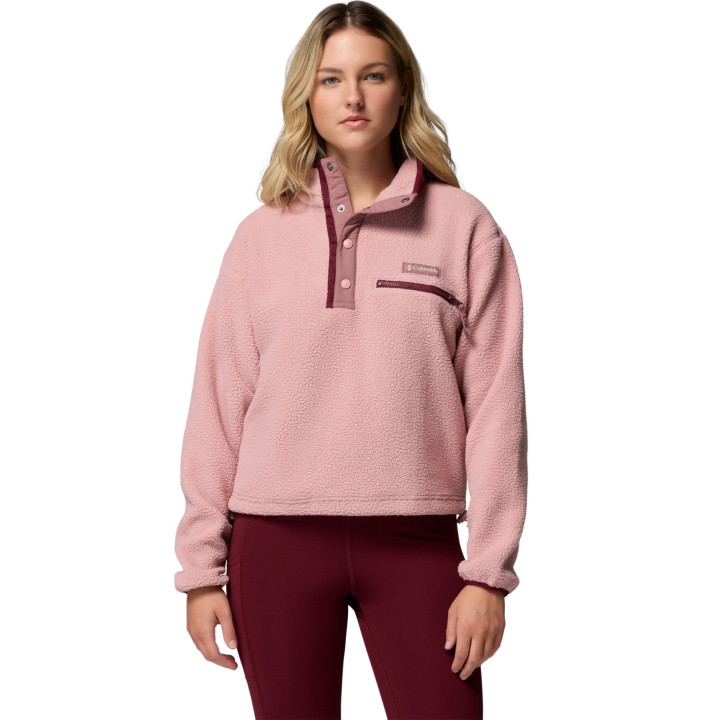 HELVETIA II CROPPED HALF SNAP FLEECE