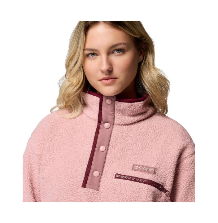 HELVETIA II CROPPED HALF SNAP FLEECE