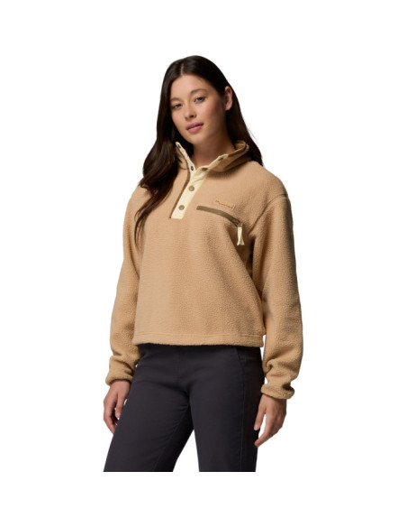 HELVETIA II CROPPED HALF SNAP FLEECE