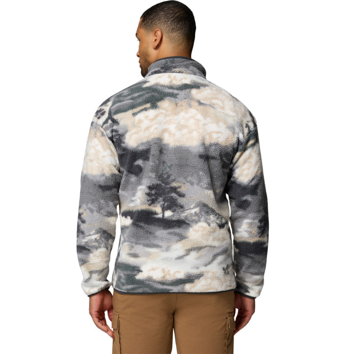 HELVETIA II PRINTED HALF SNAP FLEECE