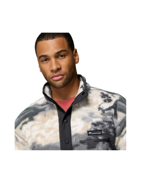 HELVETIA II PRINTED HALF SNAP FLEECE