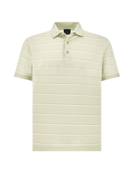 DOUBLE MERCERISED COTTON JERSEY POLO SHIRT
