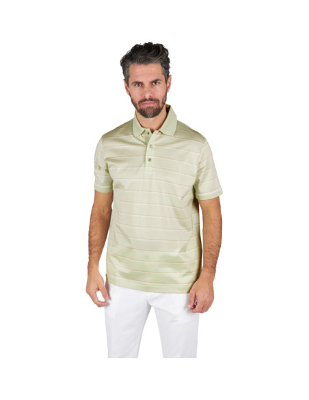 DOUBLE MERCERISED COTTON JERSEY POLO SHIRT