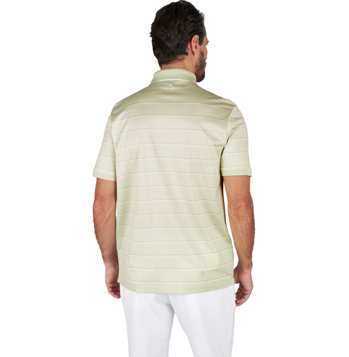 DOUBLE MERCERISED COTTON JERSEY POLO SHIRT